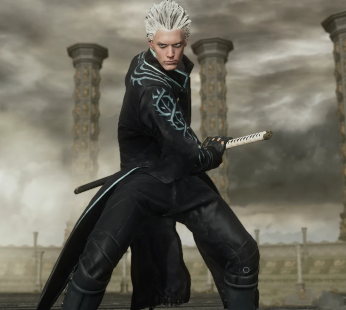 《艾尔登法环》鬼泣维吉尔套装MOD