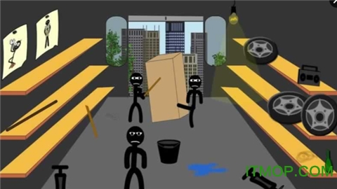 逃跑火柴人