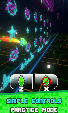 几何霓虹零度之下