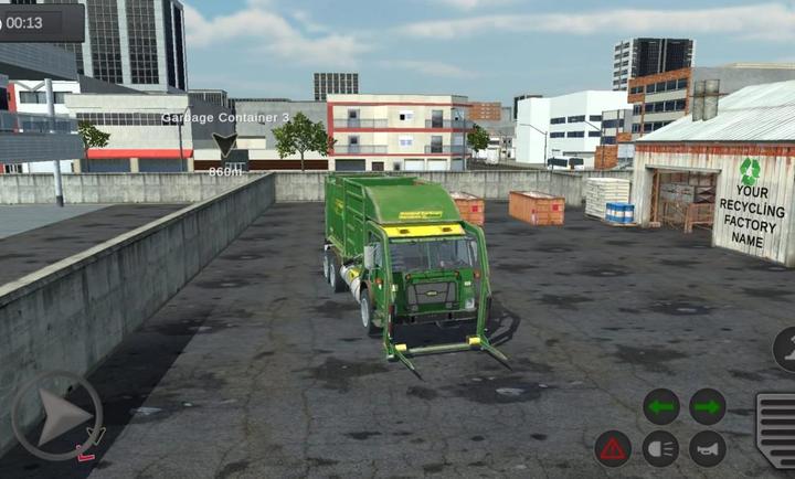 城市垃圾车司机