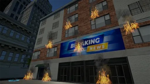 消防大队消防车(Fire Brigade Firefighter Truck)