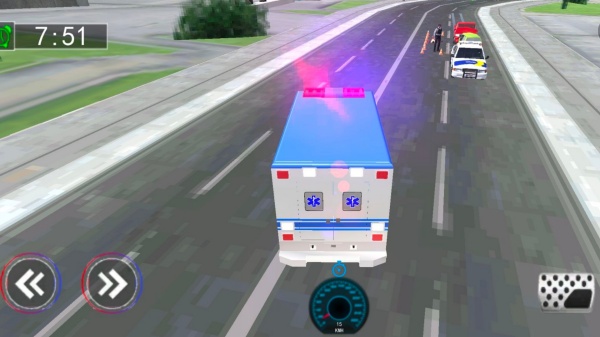 救护车极速飞驰