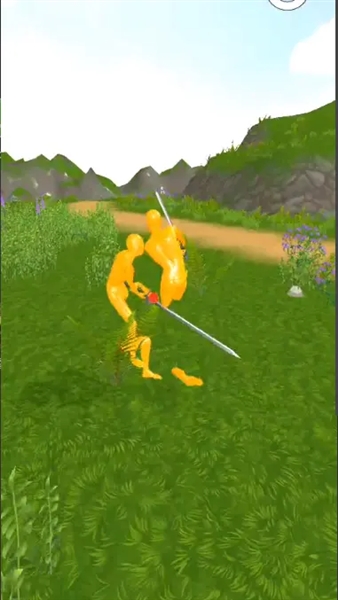 布偶刀片挥舞大宝剑